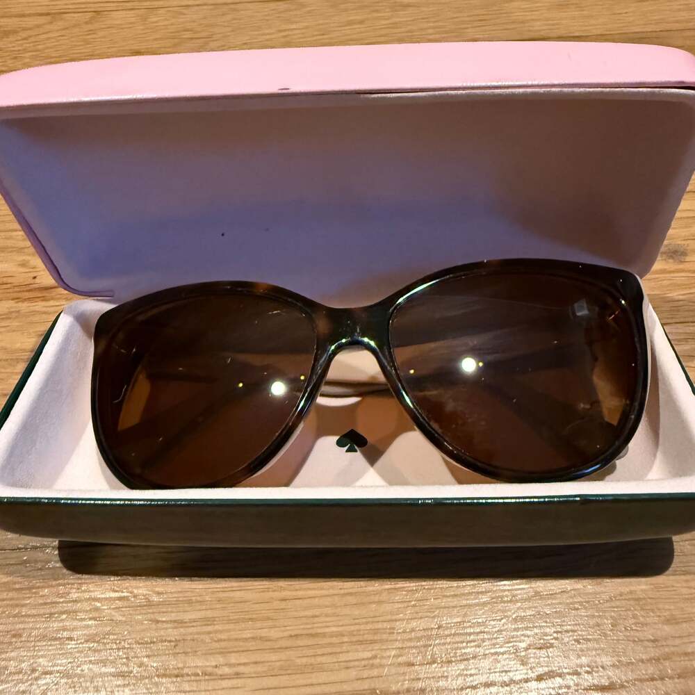 Kate Spade New York Oversized Sunglasses with Case